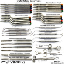 Load image into Gallery viewer, Dental Implant Osteotomes Concave Convex Offset Straight Sinus Bone Chisel Syringe
