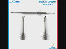 Load and play video in Gallery viewer, Dental Orthodontic Applying Elastic Ligature Director Tucker N.1 Double Ended
