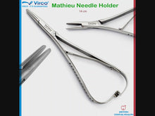 Load and play video in Gallery viewer, Mathieu Ligating Forceps Needle Holder Orthodontic Ligature Pliers Lab
