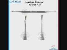 Load and play video in Gallery viewer, Dental Orthodontic Applying Elastic Ligature Director Tucker N.2 Double Ended
