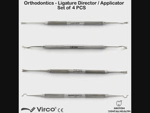 Load and play video in Gallery viewer, Orthodontics Dental Ligature Director Elastic Ligature Tucker Applicator
