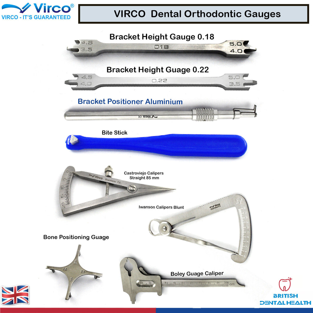 Dental Implant Gauges Measuring Calipers Dental Orthodontic Lab Sliding Caliper