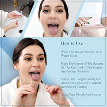 Load image into Gallery viewer, Dental Care Hygiene Oral Mouth Tongue Cleaner Scraper
